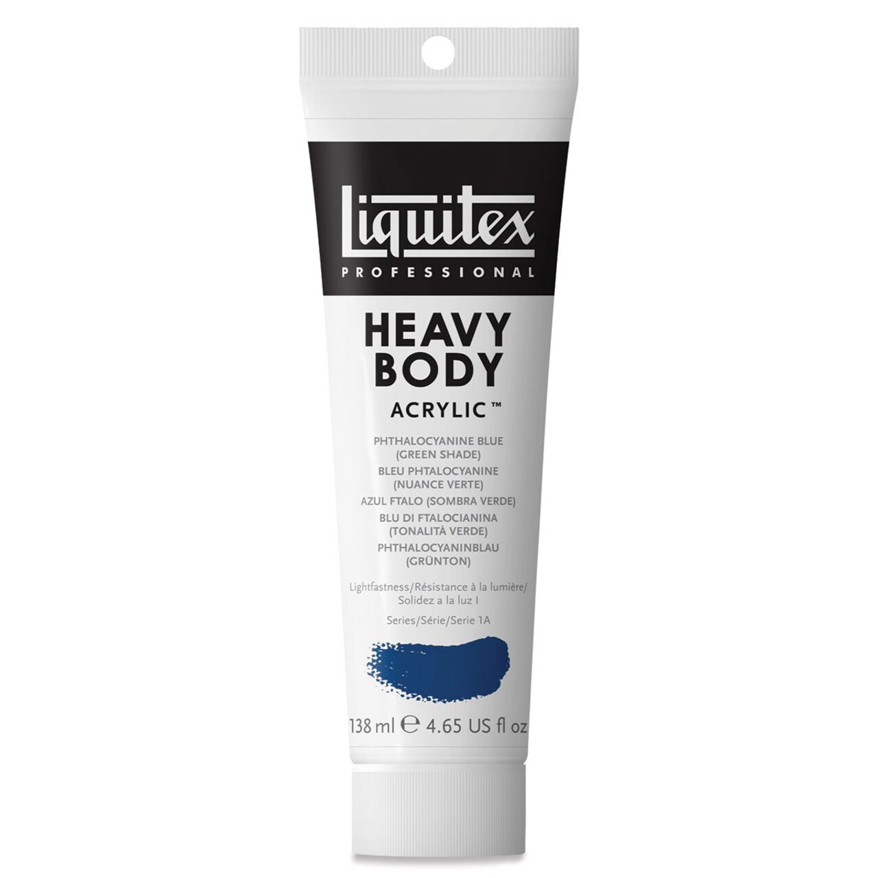 Liquitex Heavy Body Artist Acrylics - Phthalo Blue (Green Shade), 4.65 oz Tube